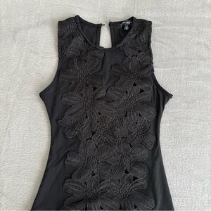 Haute Monde Black Floral‎ Lace Bodysuit